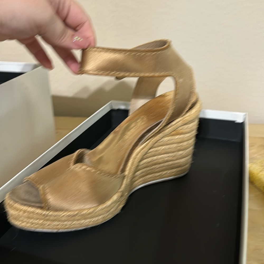 Pedro Garcia Satin Espadrille Wedges